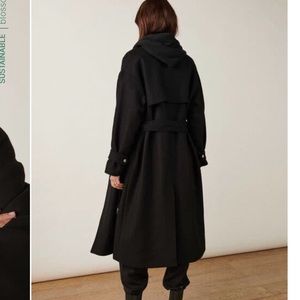 BA&SH Lainy Belted Coat - S